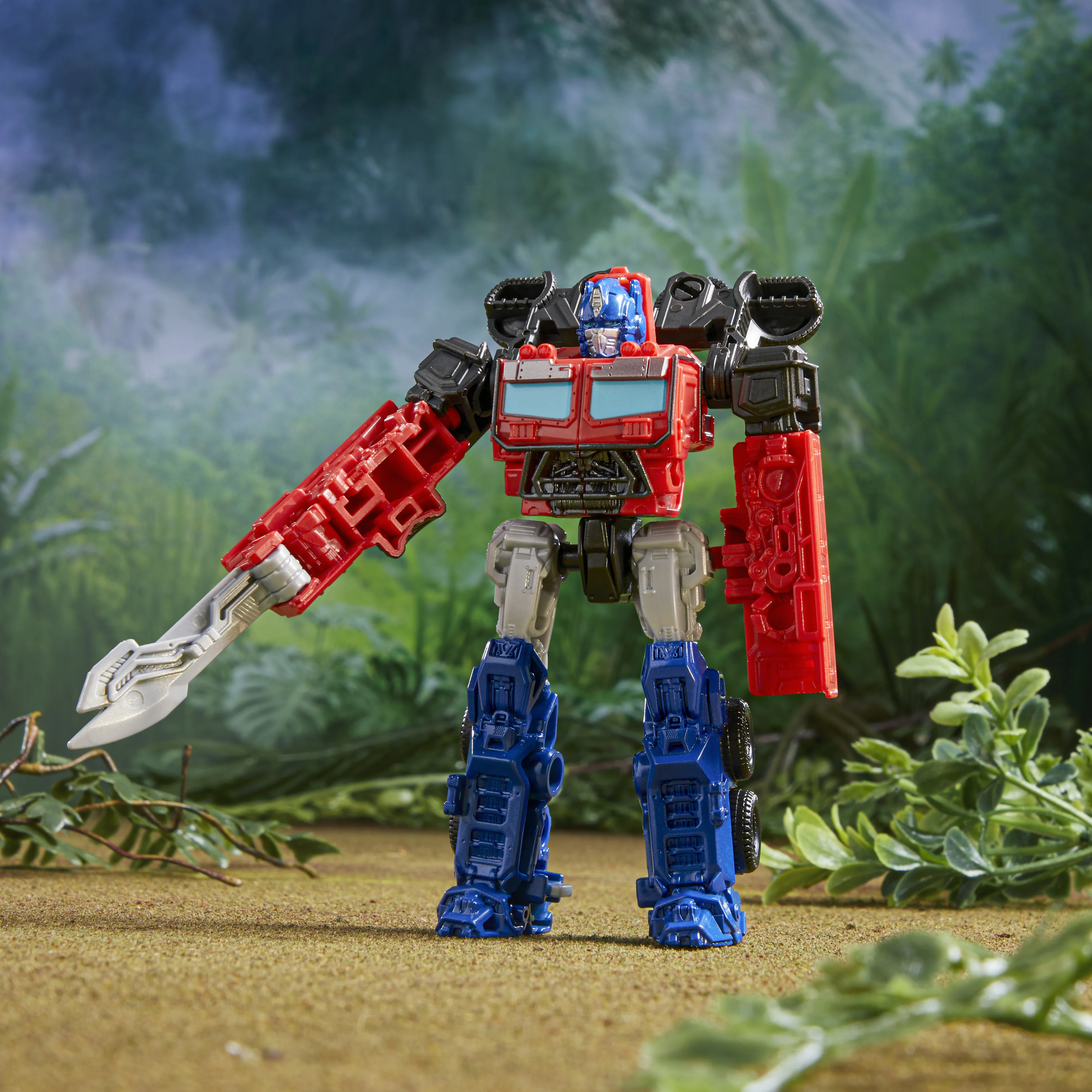 Hasbro Transformers: Rise of the Beasts Battle Changers Optimus Prime Toy Figure (11 cm Tall)