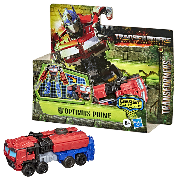 Hasbro Transformers: Rise of the Beasts Battle Changers Optimus Prime Toy Figure (11 cm Tall)