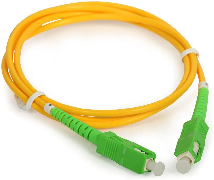 MicroConnect OS2 LSZH SC/APC-SC/APC 1.5m fiberkabel, gul