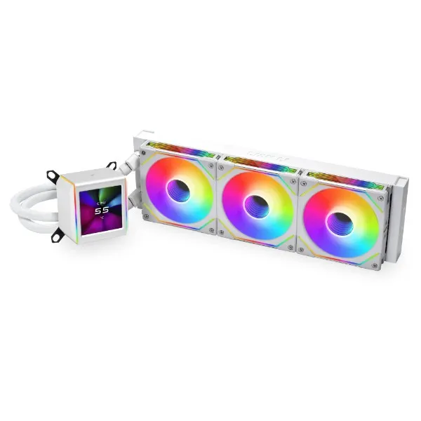 Lian Li GA II LCD SL infinity - liquid cooler, White