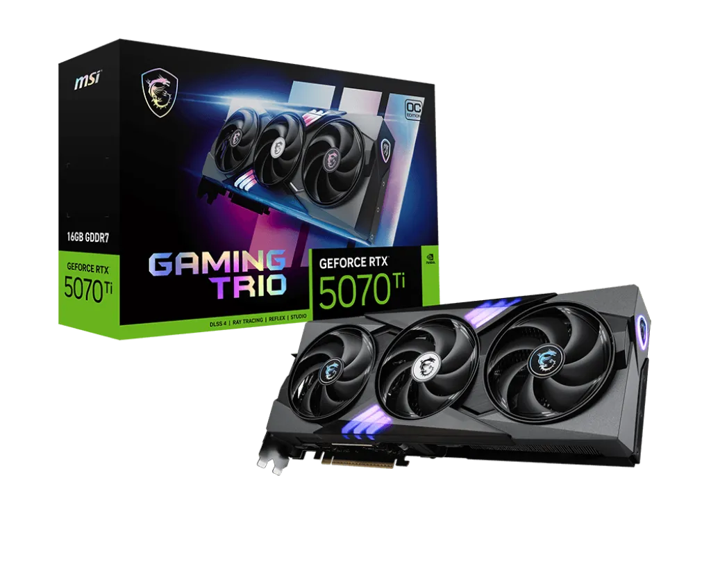 MSI GeForce RTX 5070 Ti 16G Gaming Trio OC Plus - graphics card