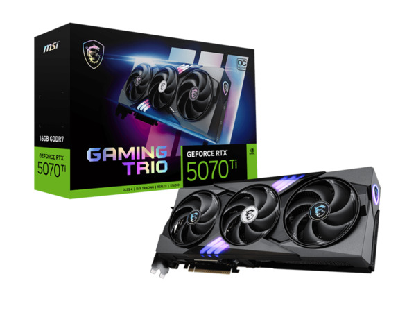 MSI GeForce RTX 5070 Ti Gaming Trio OC 16GB Graphics Card