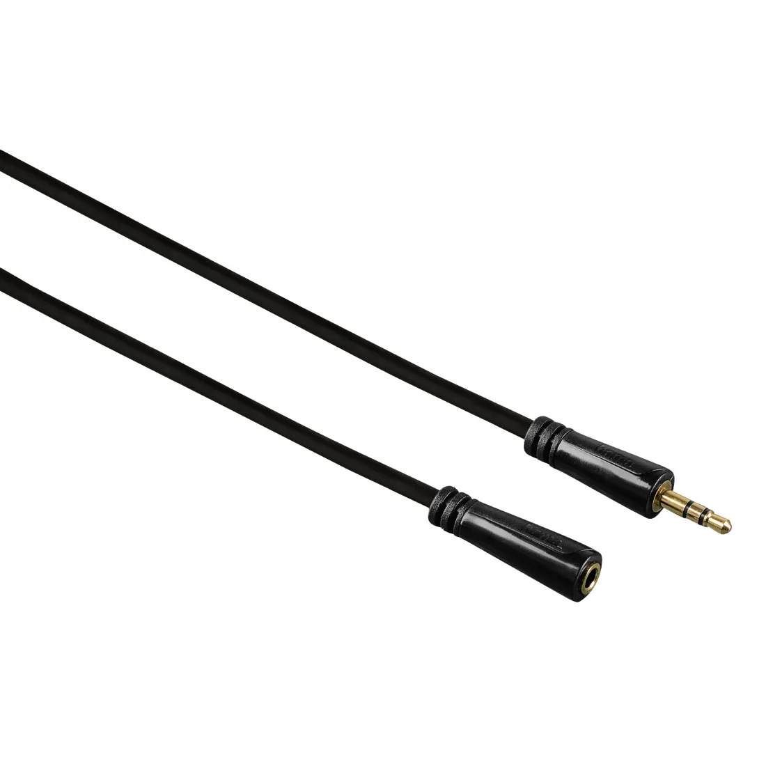Hama 3.5mm – 3.5mm - audio cable, male/female, 3 m, Black