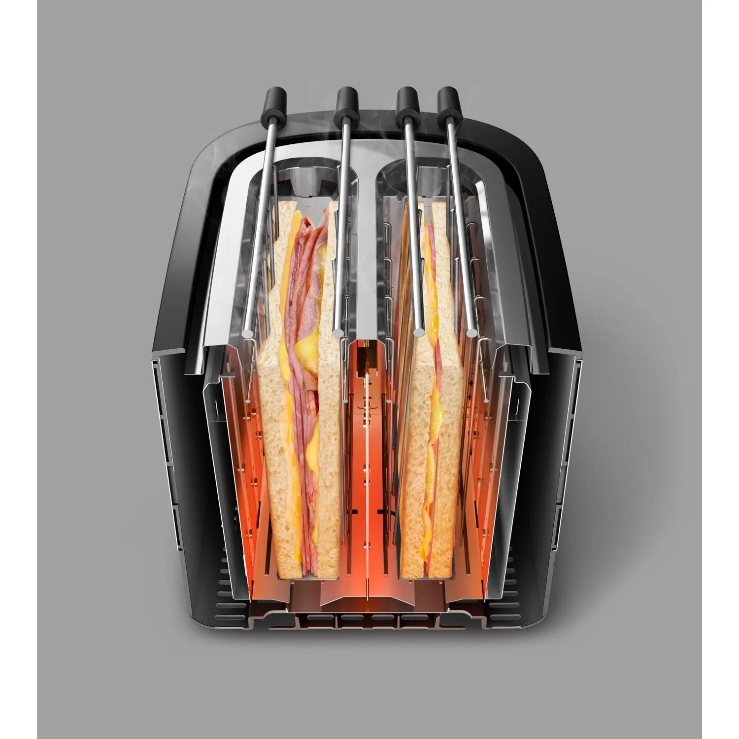 Philips Viva Collection HD2639/90 toaster, 2 slices, Stainless steel
