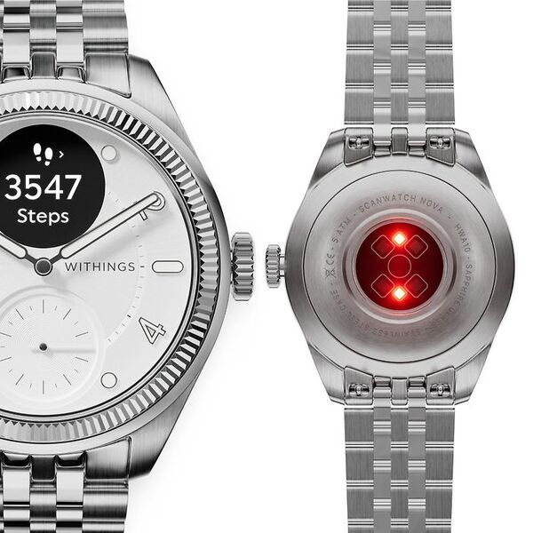 Withings ScanWatch Nova 42mm -&auml;lykello, musta