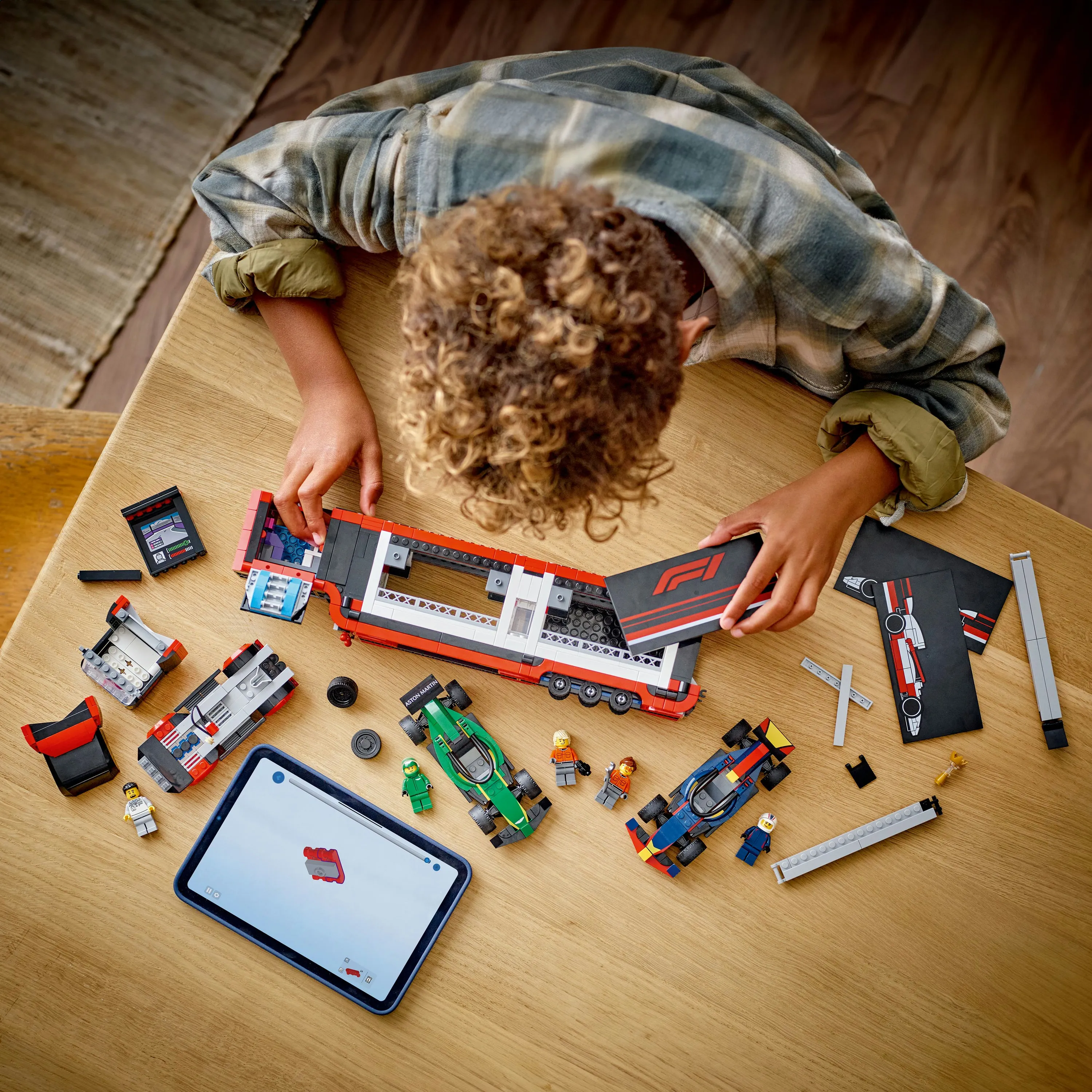 LEGO City F1 Truck and F1 Cars RB20 and AMR24 60445