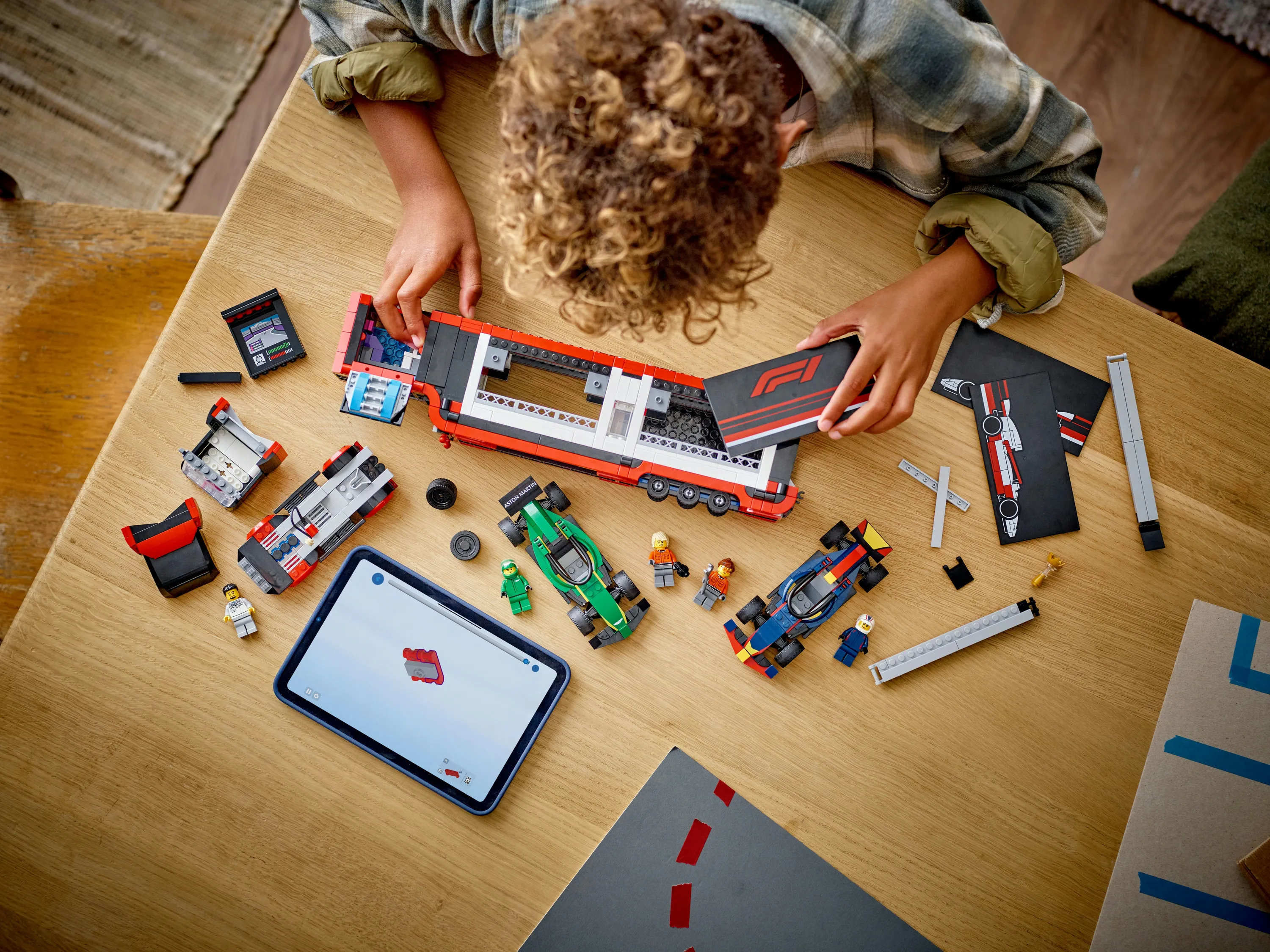 LEGO City F1 Truck and F1 Cars RB20 and AMR24 60445