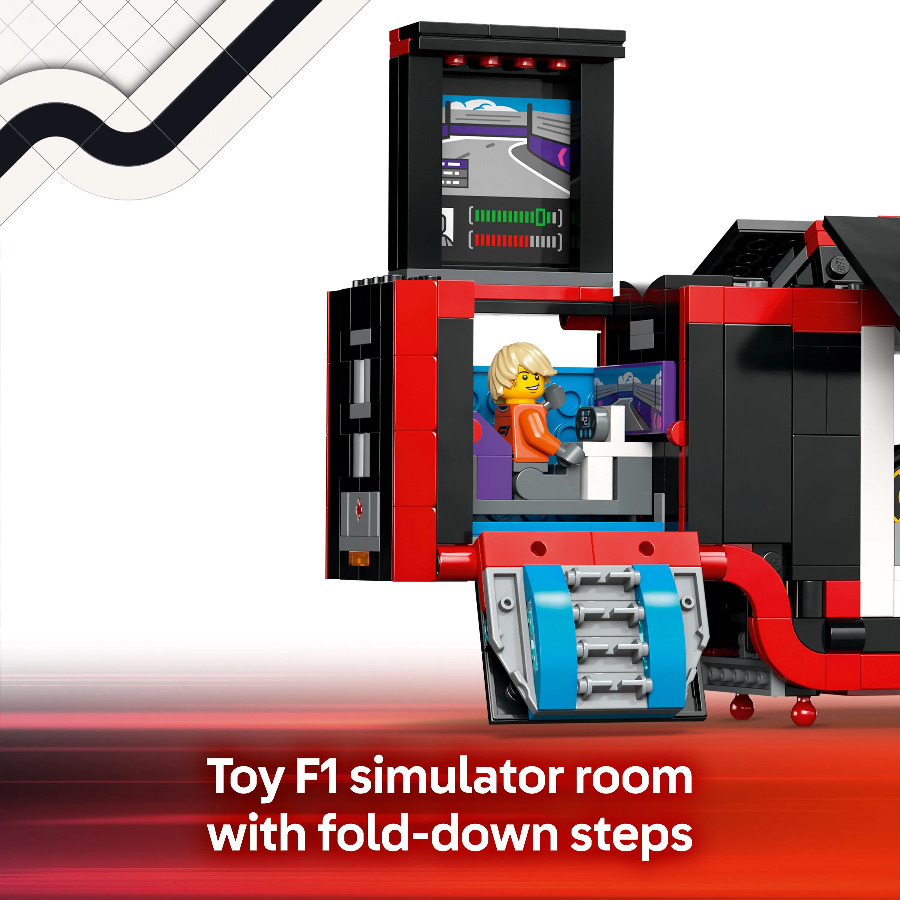 LEGO City F1 Truck and F1 Cars RB20 and AMR24 60445