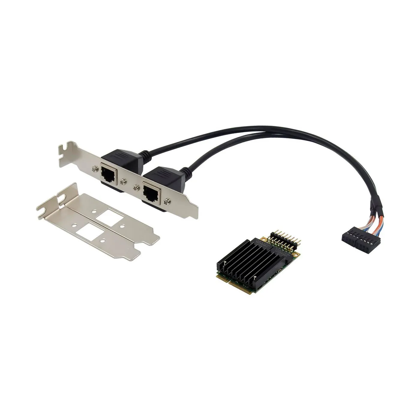MICROCONNECT Mini PCIe 82583-D - Dual-Port Gigabit Ethernet Network Adapter