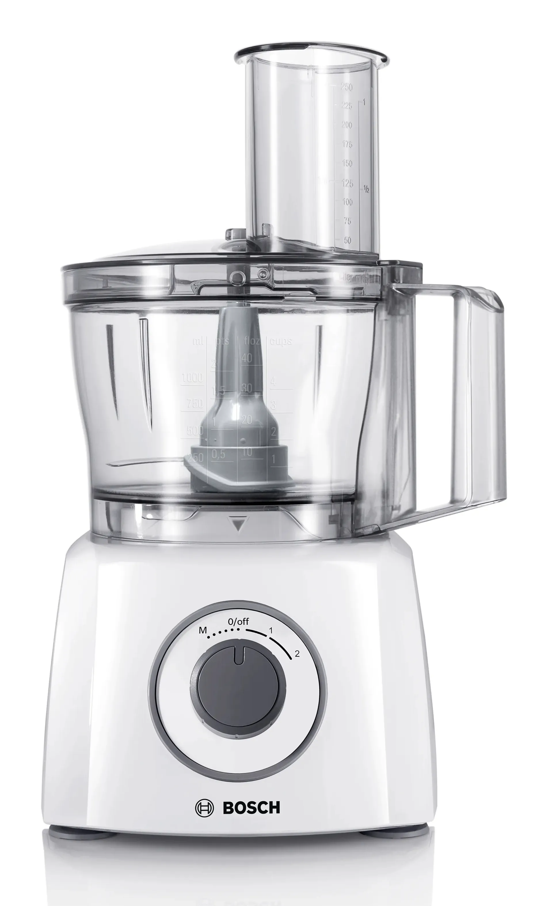 Bosch MultiTalent 3 MCM3100W K&oslash;kkenmaskine 2.3liter Hvid/gr&aring;