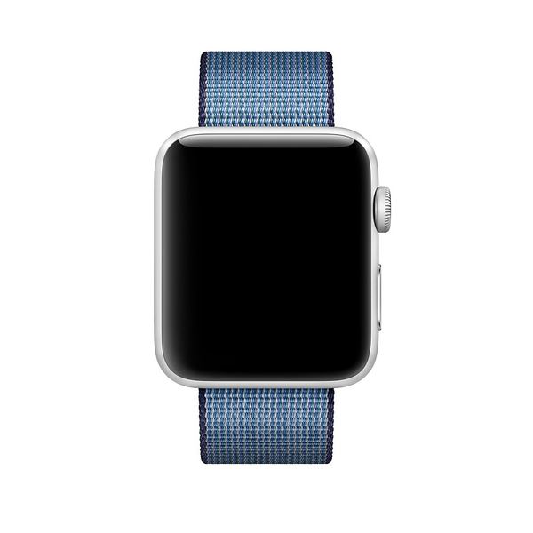 APPLE 42mm Navy/Tahoe Blue Woven Nylon