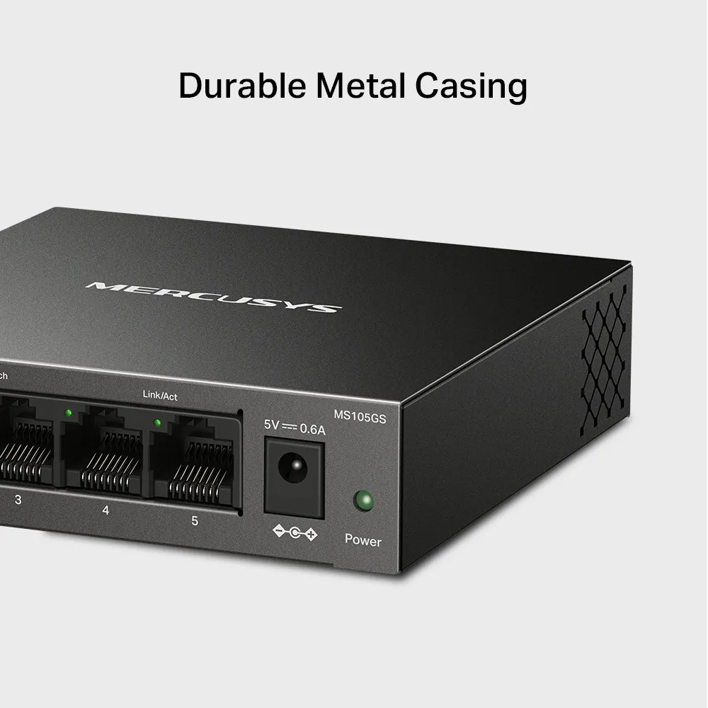Mercusys MS105GS 5-Port Gigabit - switch