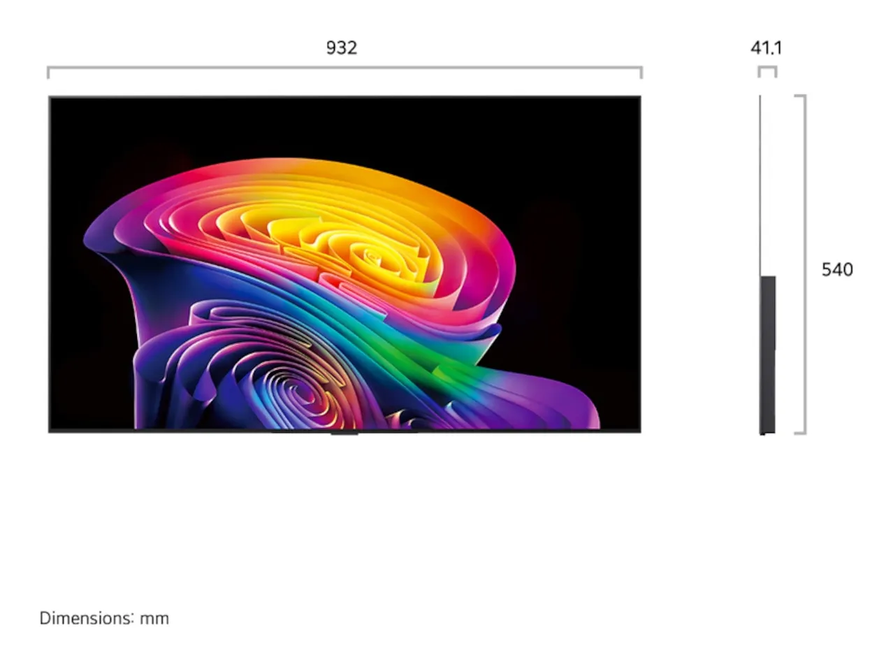 LG OLED42C61LA 42" 4K webOS TV, 120Hz, Dolby Vision, HDR10