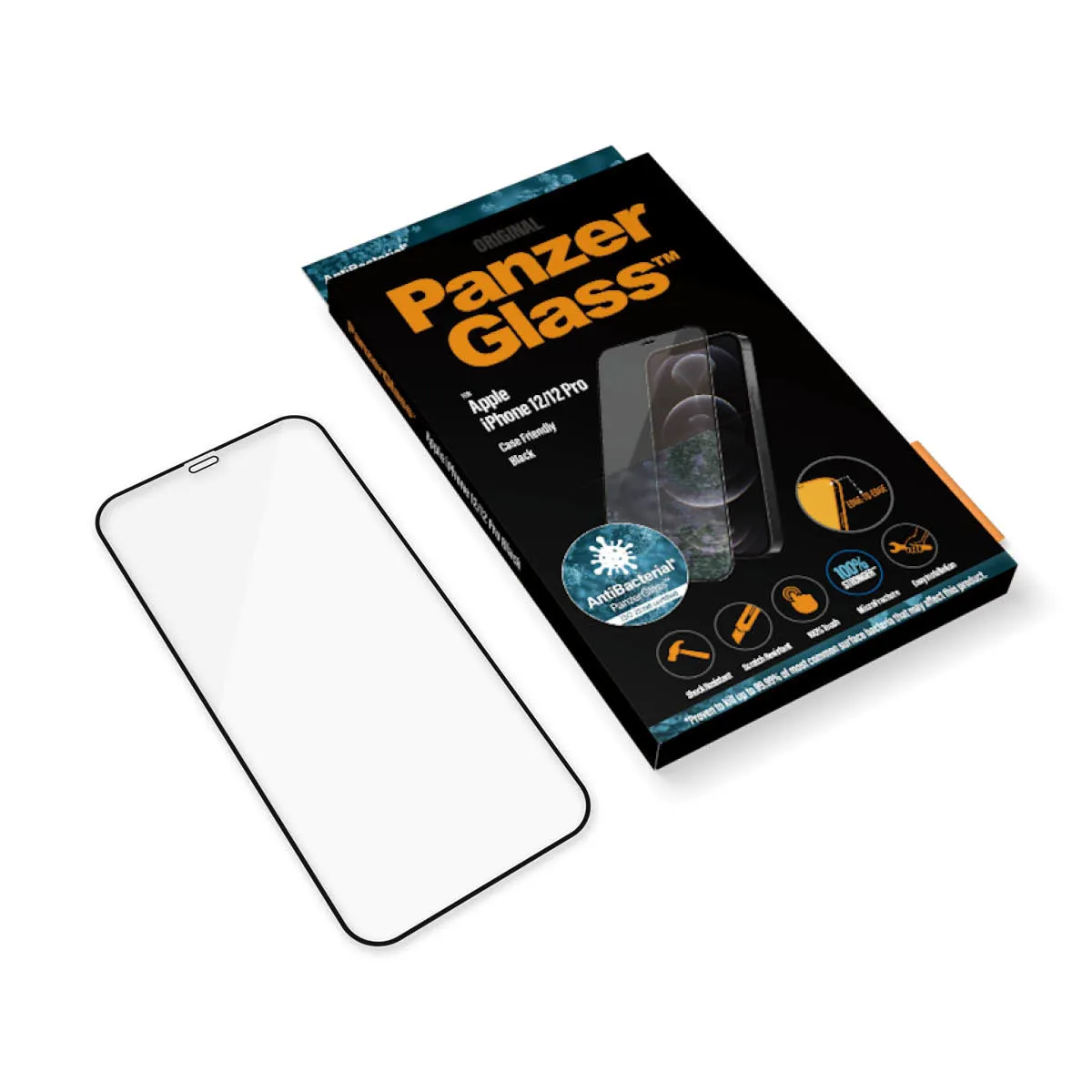 PanzerGlass Case Friendly, iPhone 12 / 12 Pro - Screen Glass
