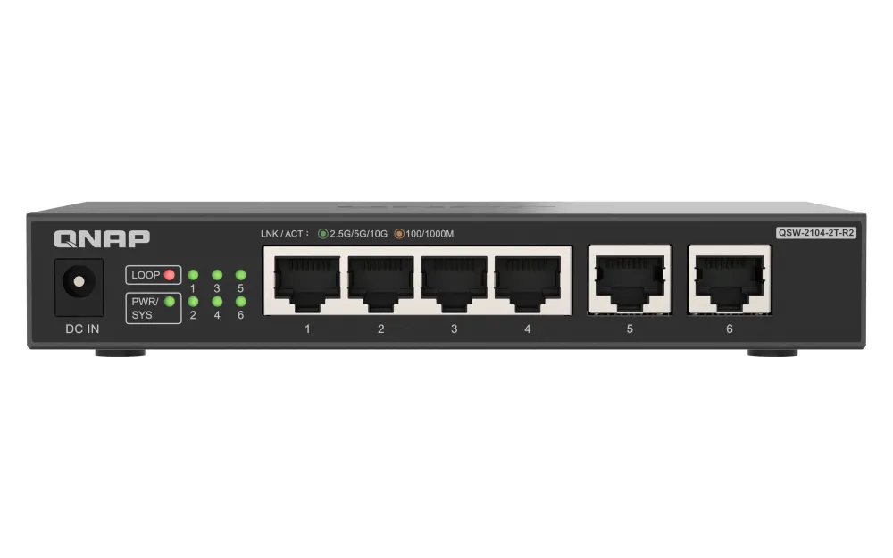 Qnap QSW-2104-2T-R2 2 ports 10GbE RJ45 - switch