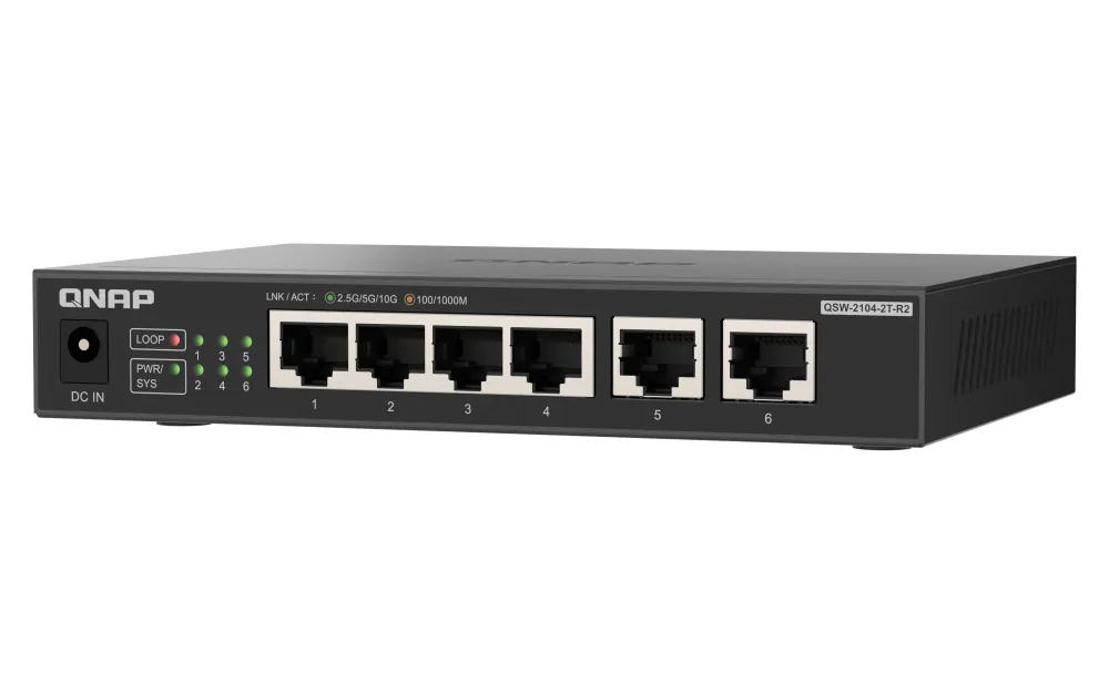 Qnap QSW-2104-2T-R2 2 ports 10GbE RJ45 - switch