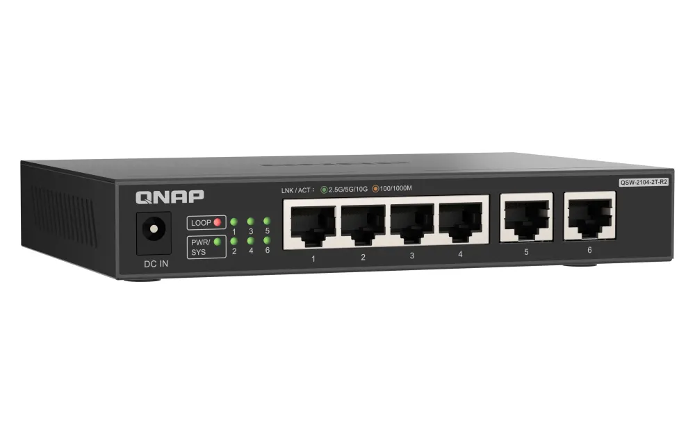 Qnap QSW-2104-2T-R2 2 ports 10GbE RJ45 - switch