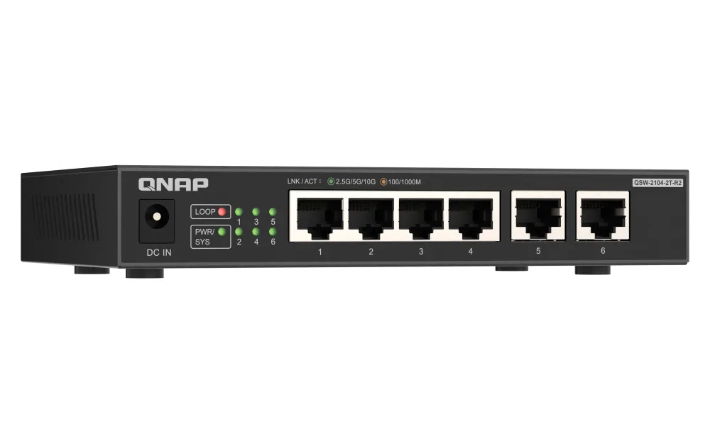 Qnap QSW-2104-2T-R2 2 ports 10GbE RJ45 - switch