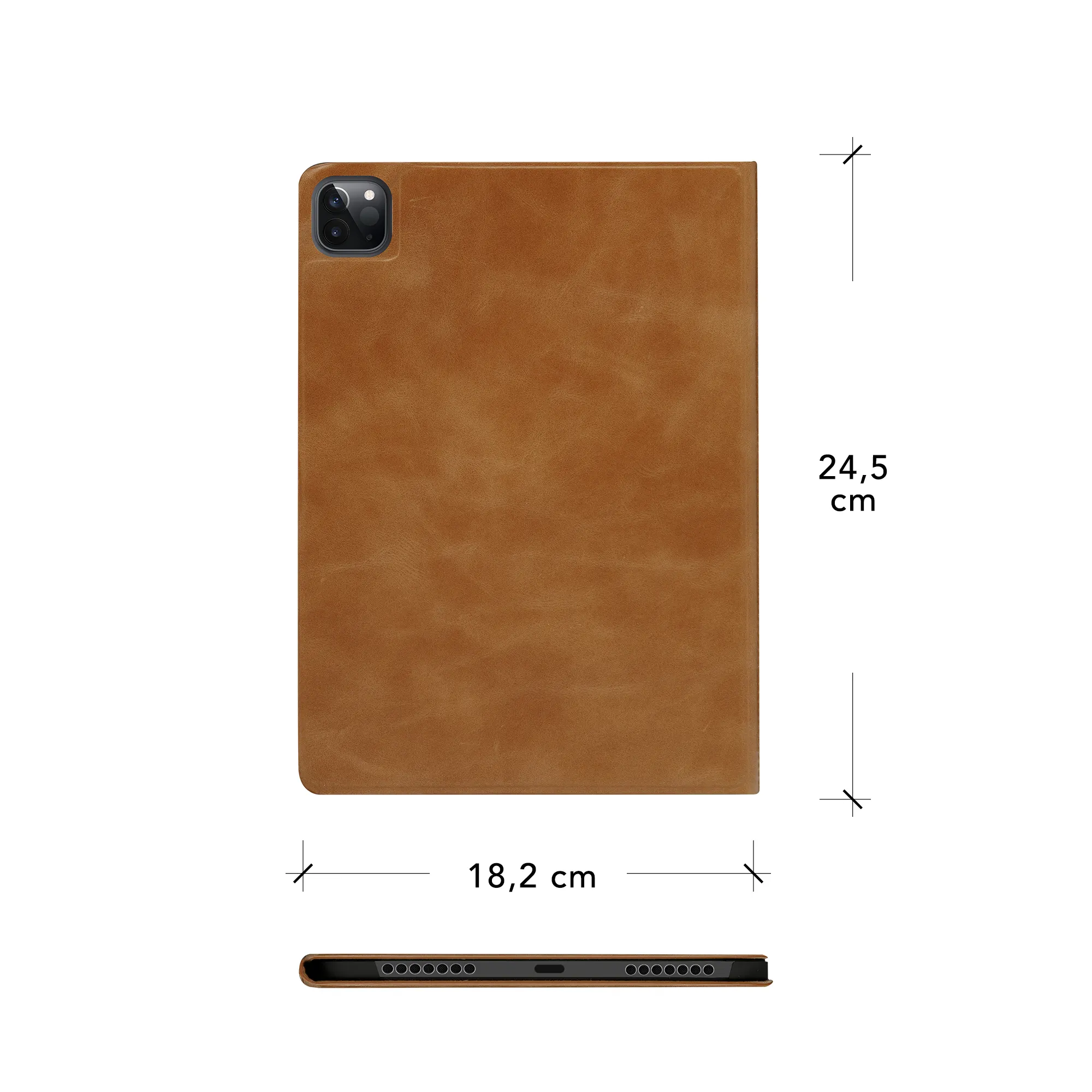 iPad 10.2'' (8/9th gen.) 2020/2021 Case Risskov, Tan