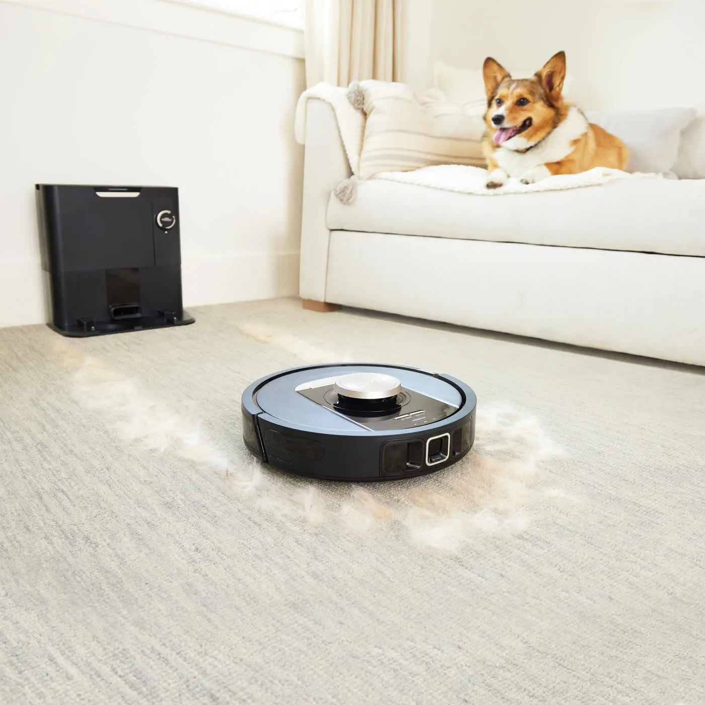 Shark Sharkclean PowerDetect Robot vacuum cleaner, Black/Silver