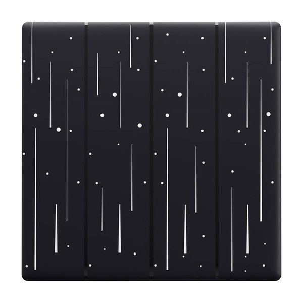 SONOFF T5 Star 4C - Decorative replacement cover, black