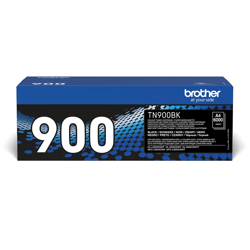 Brother TN900BK toner cartridge, Black
