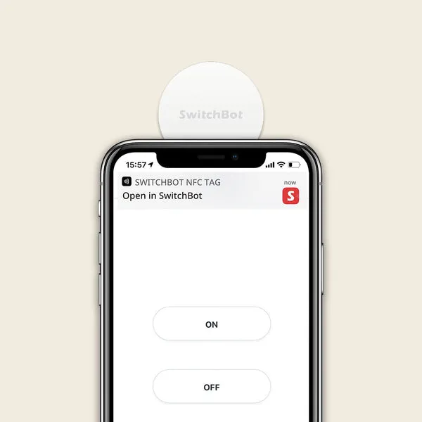SwitchBot Tag 3-Pack - NFC smart tag, White