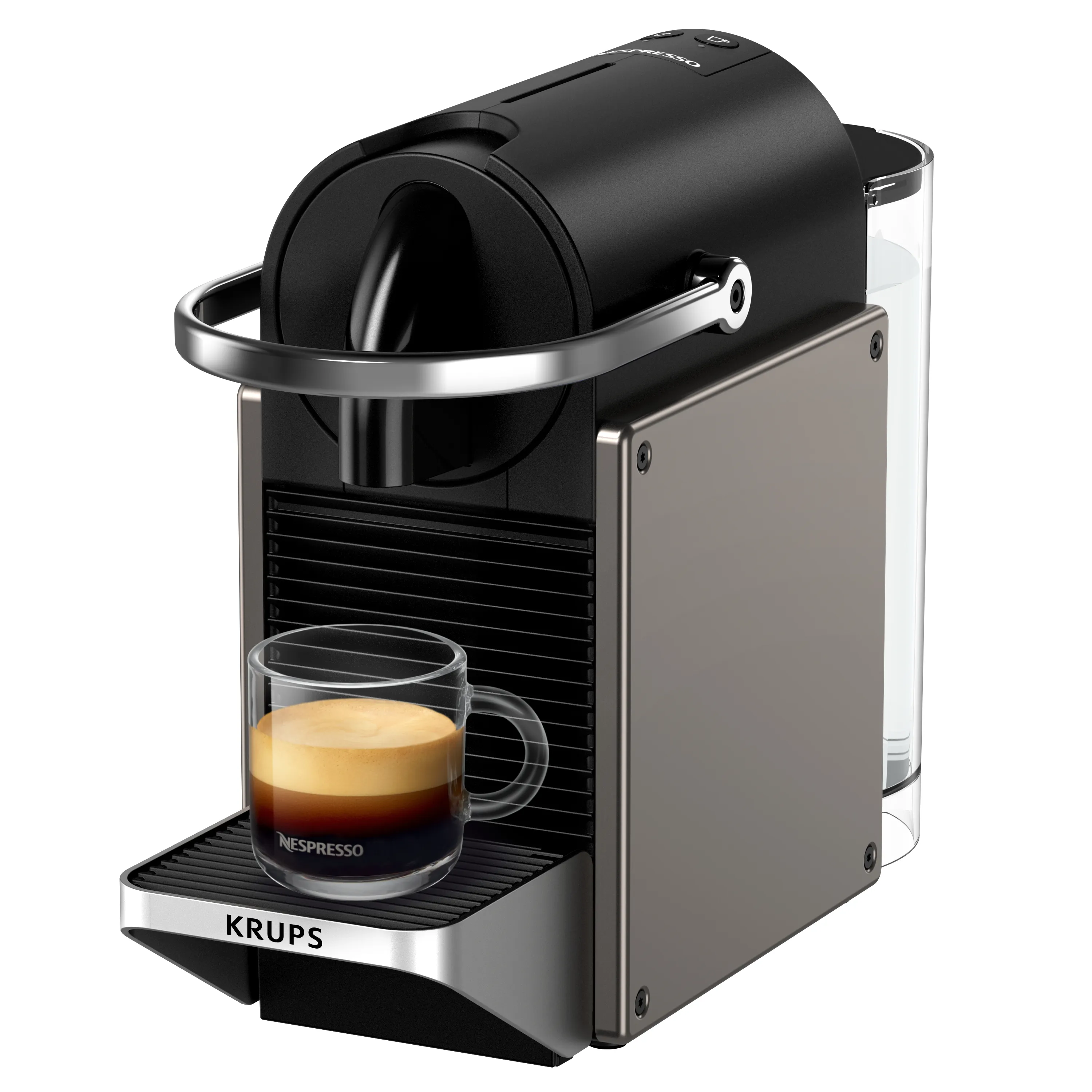 Krups Pixie XN306T10 - kapselmaskin, Svart, Titan