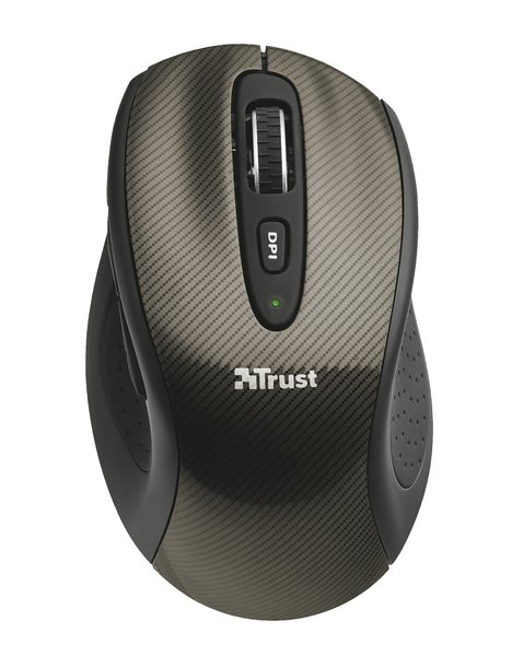 Trust Kerb Compact - wireless mouse, Black/Titanium