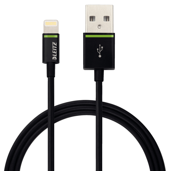 Leitz XL - Lightning-kaapeli - USB (uros) to Lightning (uros) - 2 m malleihin Apple iPad/iPhone/iPod (Lightning) Leitz XL - Lightning-kaapeli - USB (uros) to Lightning (uros) - 2 m malleihin Apple iPad/iPhone/iPod (Lightning)