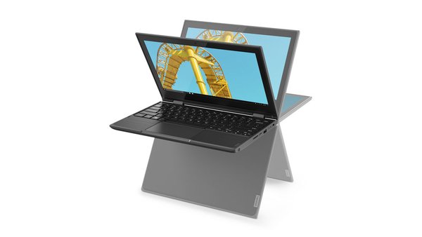 Lenovo 300e G2 11.6&quot; N4120, 4GB, 128GB SSD, Win 10 Pro - notebook, Black
