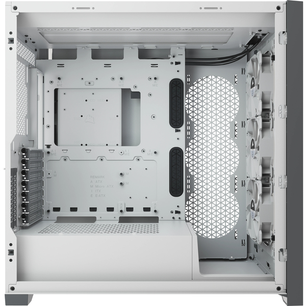 Corsair iCUE 5000X RGB - miditornikotelo, Valkoinen