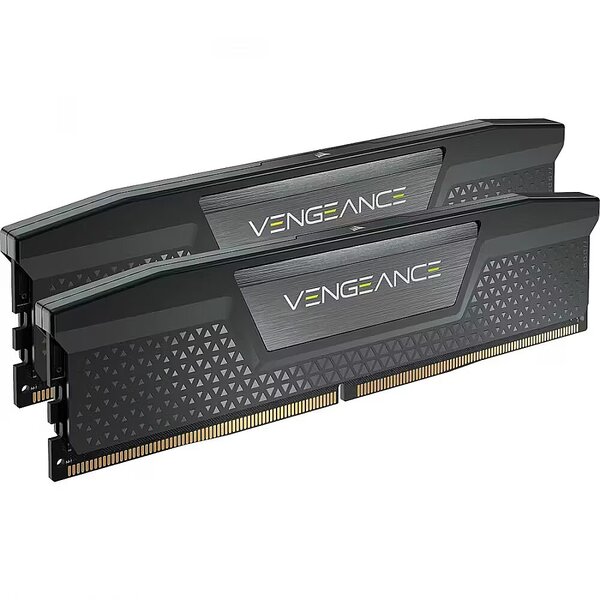 Corsair VENGEANCE 32 GB (2 x 16 GB) DDR5 6000 MHz, CL38 minne, gr&aring; (EXPO, XMP)