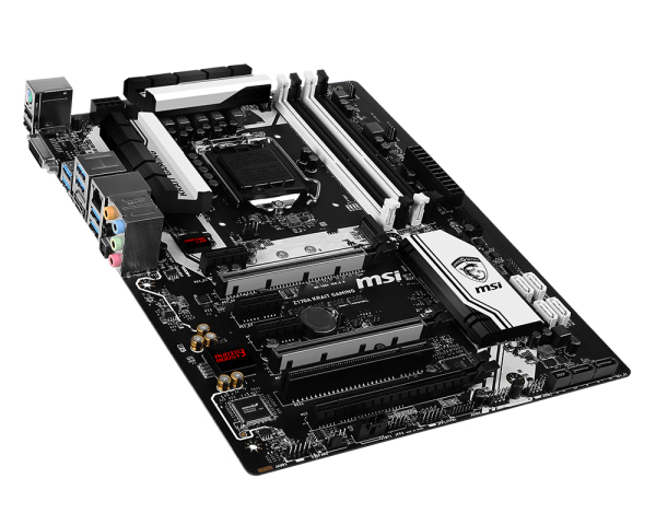 MSI Z170A KRAIT GAMING LGA1151 ATX DDR4 max RAM 64GB 4xSATA3 3xPCI-Ex16 DVI HDMI ThunderBolt