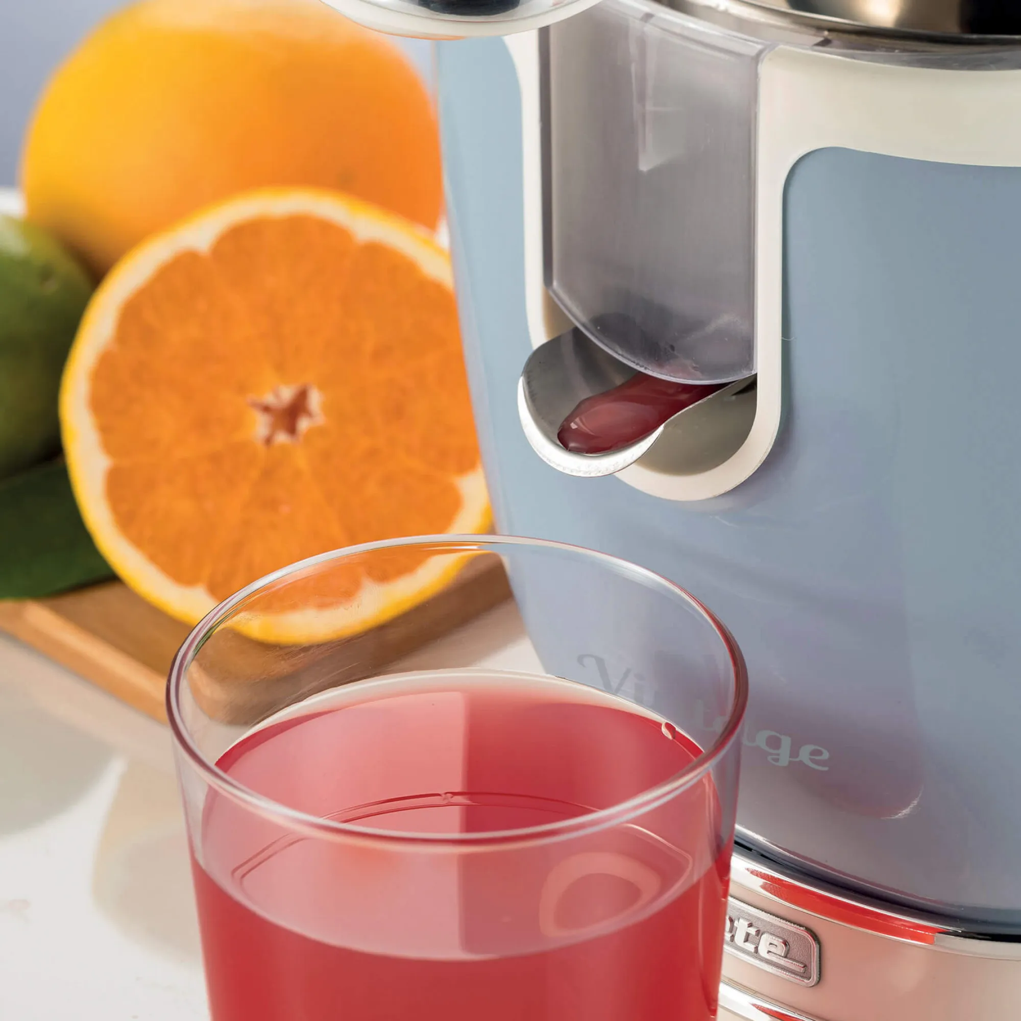 Ariete 0413BL Elektrisk citruspress, Ljusbl&aring; (0,6 L, 85 W)
