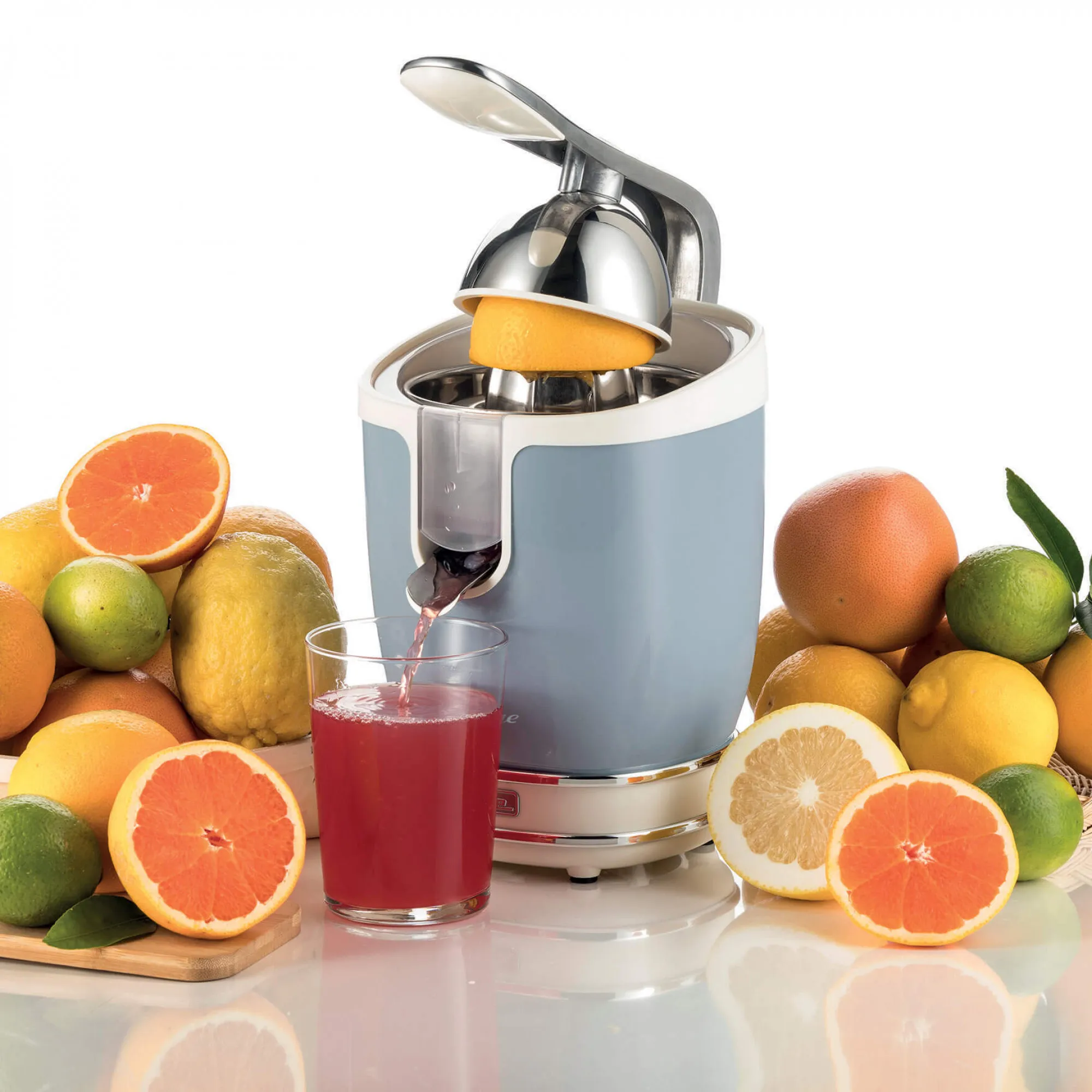 Ariete 0413BL Elektrisk citruspress, Ljusbl&aring; (0,6 L, 85 W)