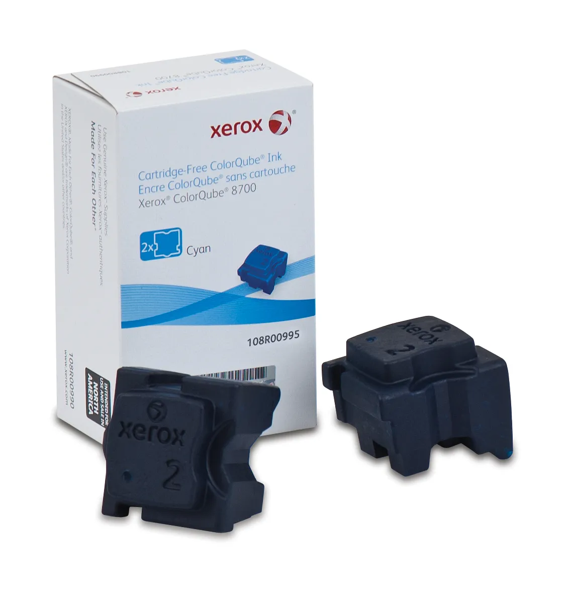 Xerox ColorQube 8700 108R00995 solid ink, Cyan, 2 pcs