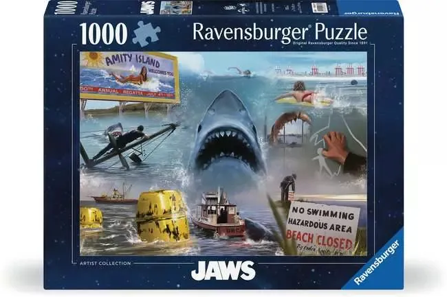 Ravensburger Universal VAULT Movie Collection: Jaws -palapeli, 1000 palaa