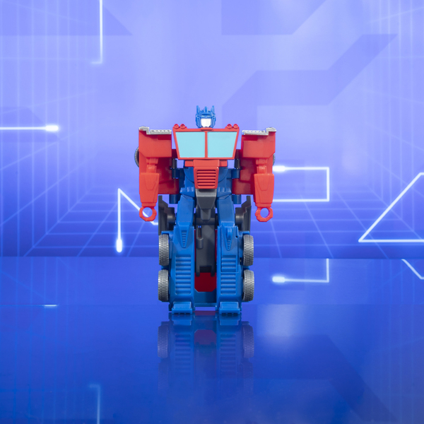Hasbro Transformers EarthSpark 1-Step Flip Changer Optimus Prime Toy Figure (10 cm Tall)