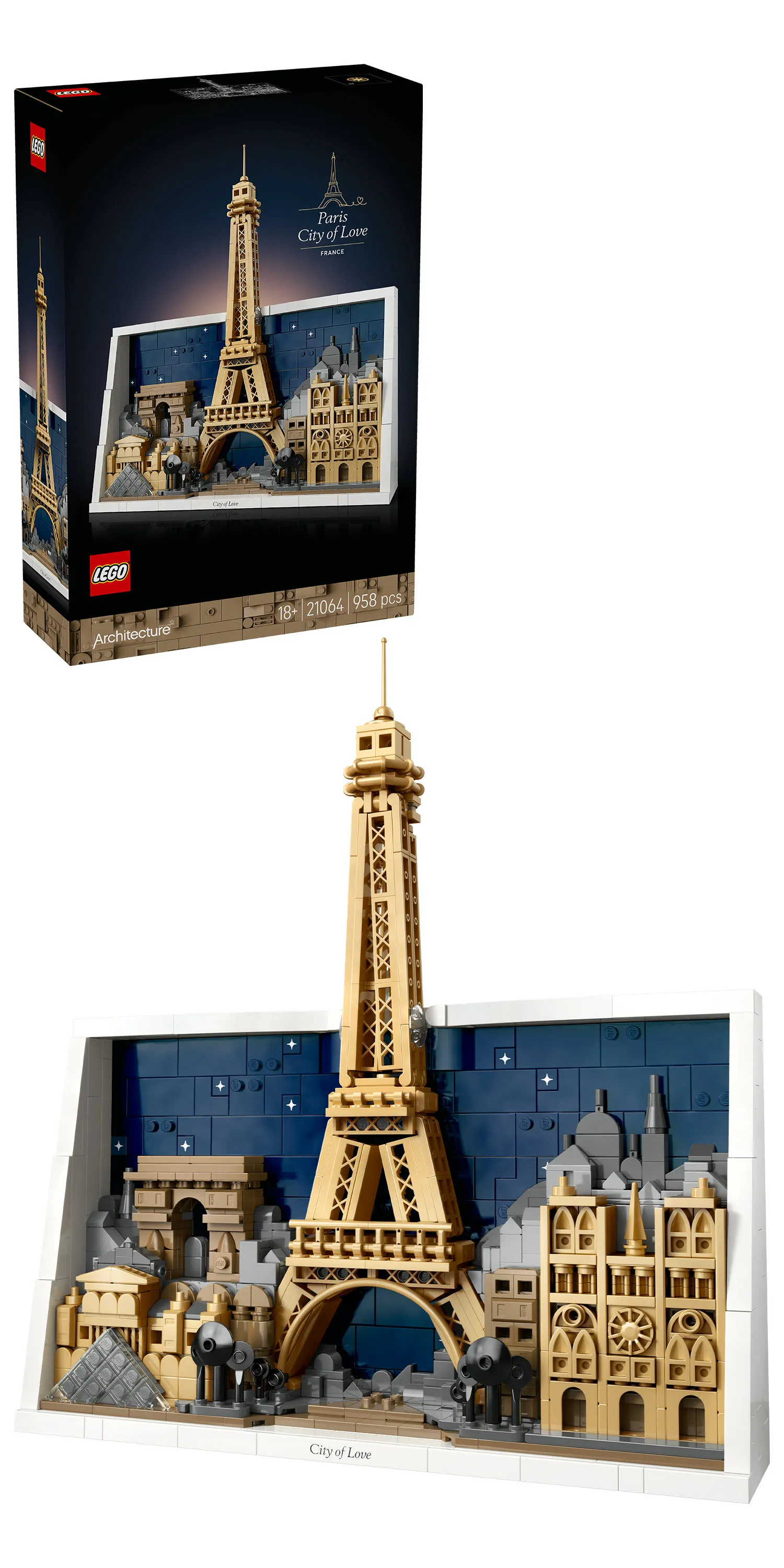 LEGO Architecture Pariisi &ndash; Rakkauden kaupunki 21064