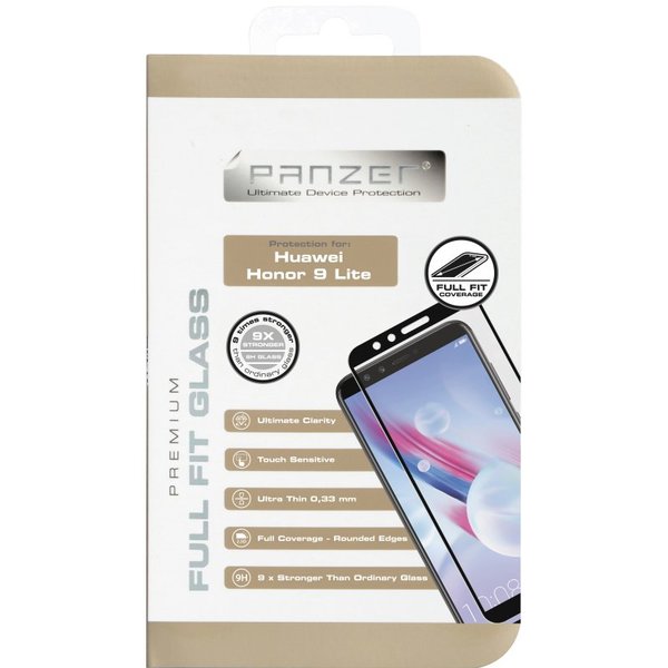 Panzer Huawei Honor 9 Lite, Full-Fit Glass, Black