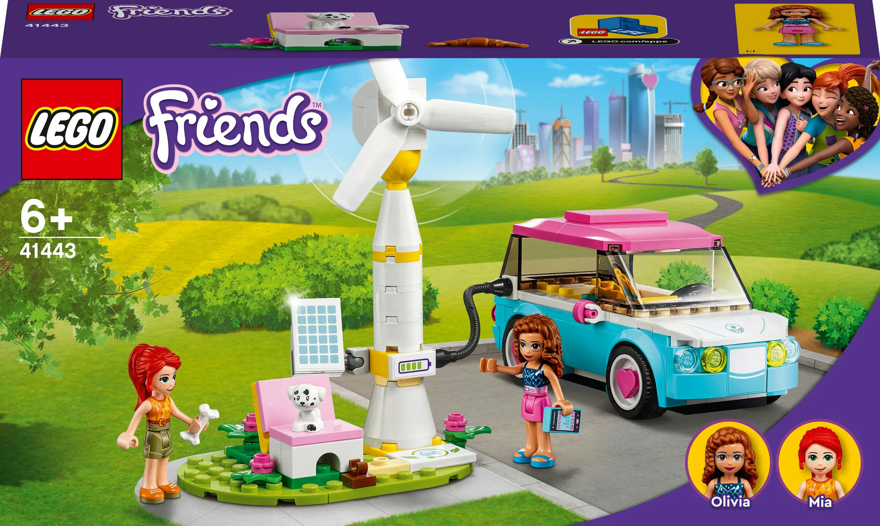 Lego Friends Olivia's electric car 41443