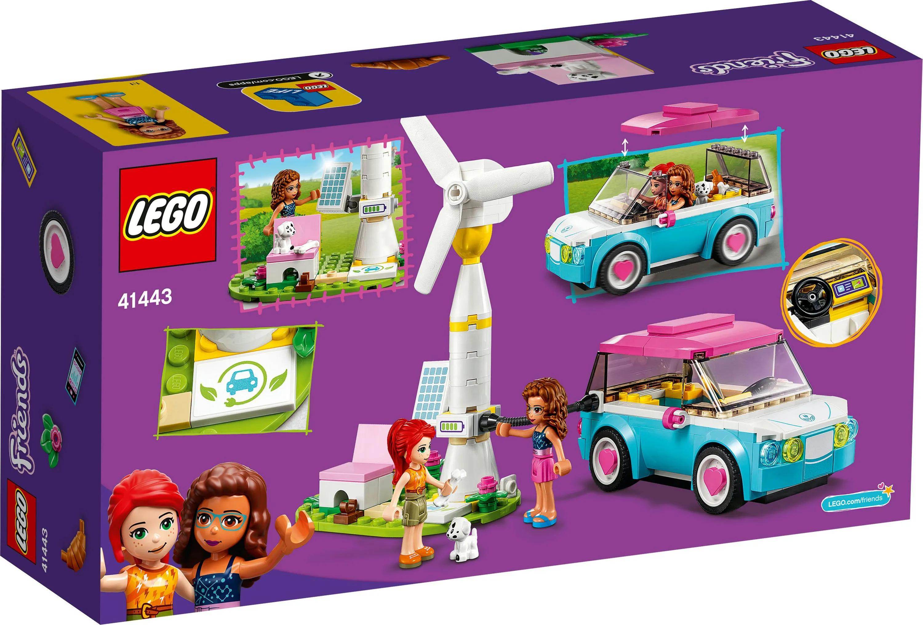 Lego Friends Olivia's electric car 41443
