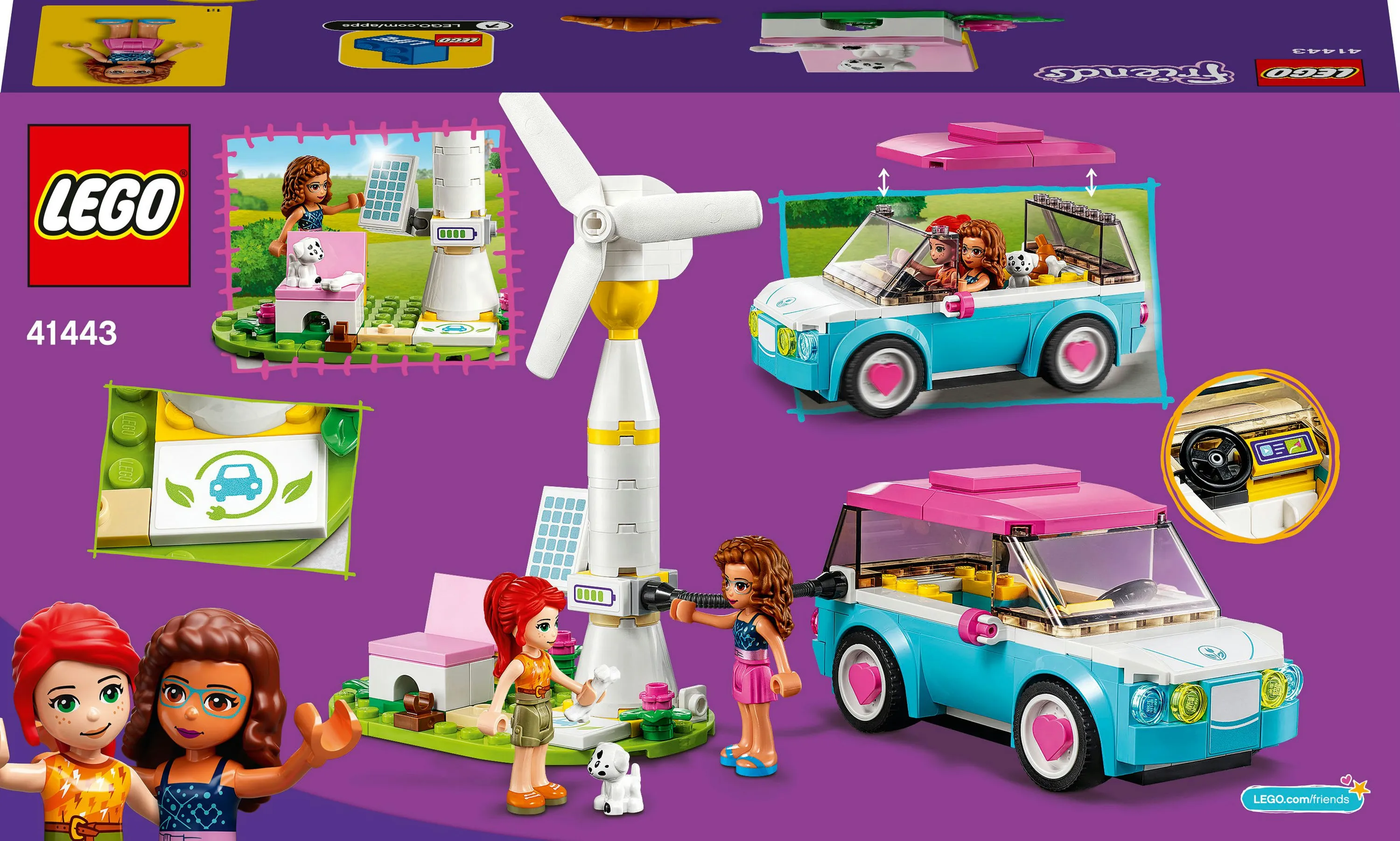 Lego Friends Olivia's electric car 41443