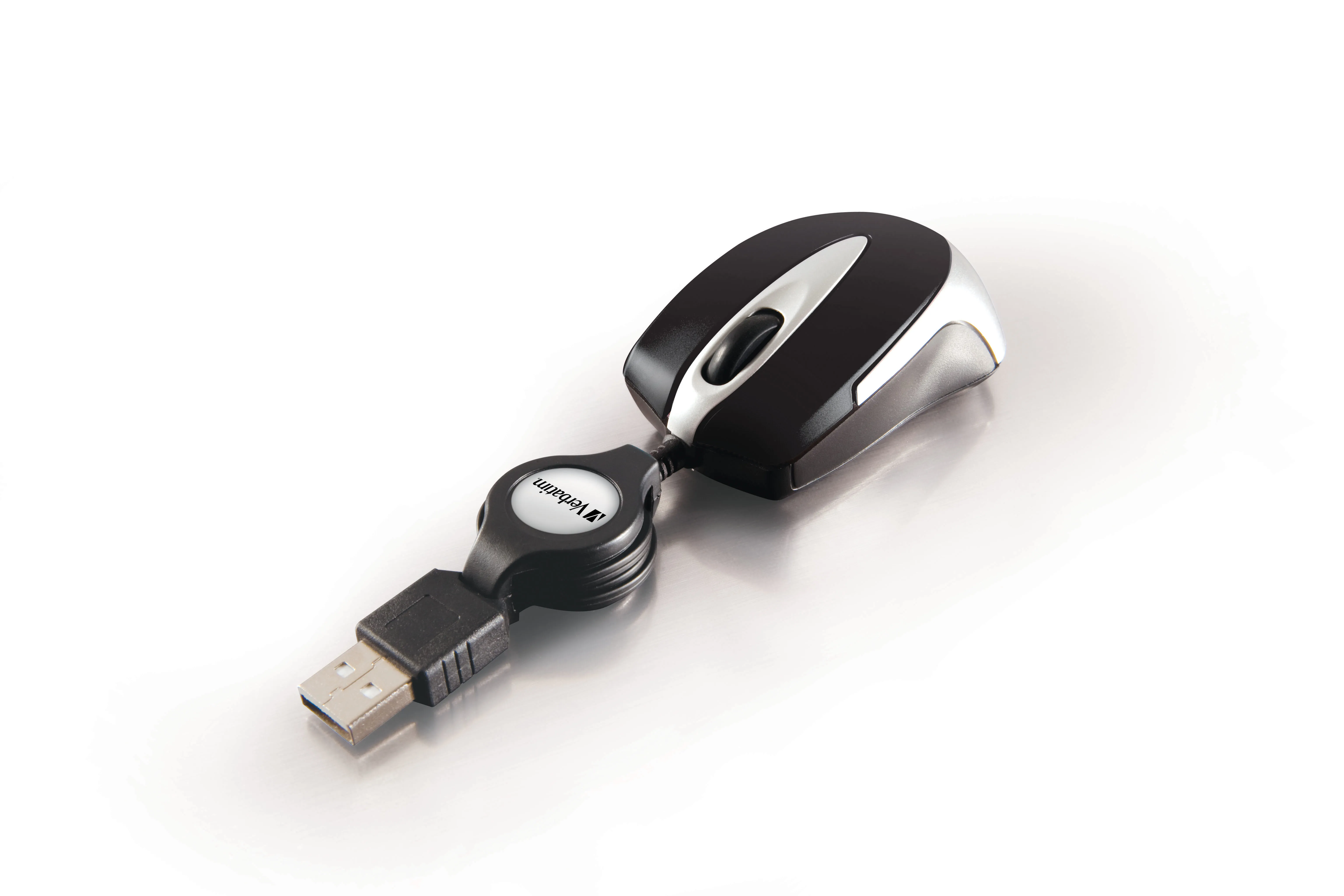 Verbatim Go Mini Wired Mouse, Black