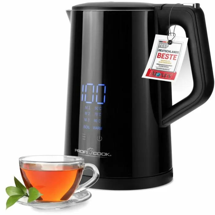 ProfiCook PC-WKS 1243 kettle, 1.7L, 2200W, Black
