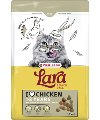 Versele-laga Lara Senior Chicken, Kissan kuivaruoka, 1,9 kg