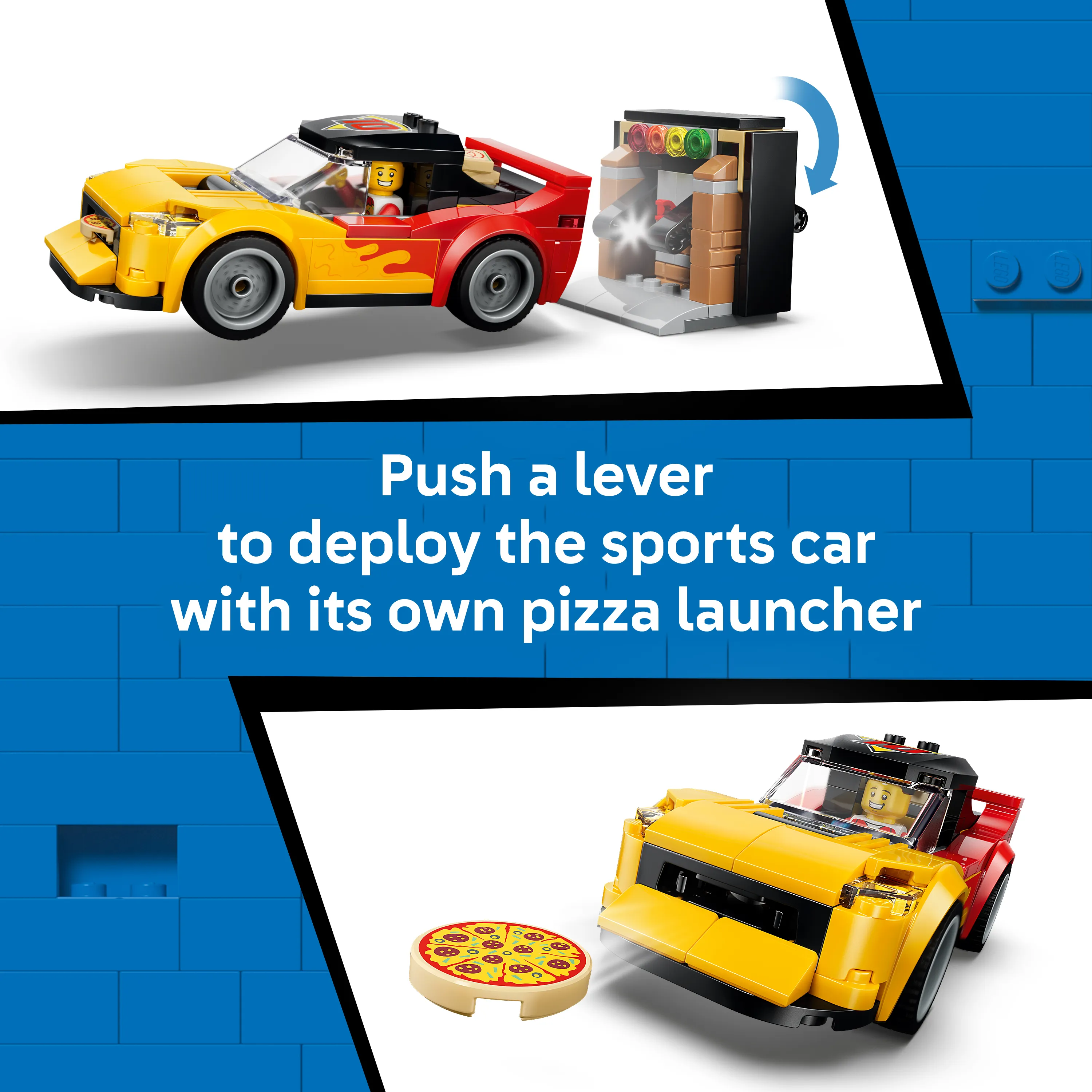 LEGO City Pizza Delivery with Vehicles 60496