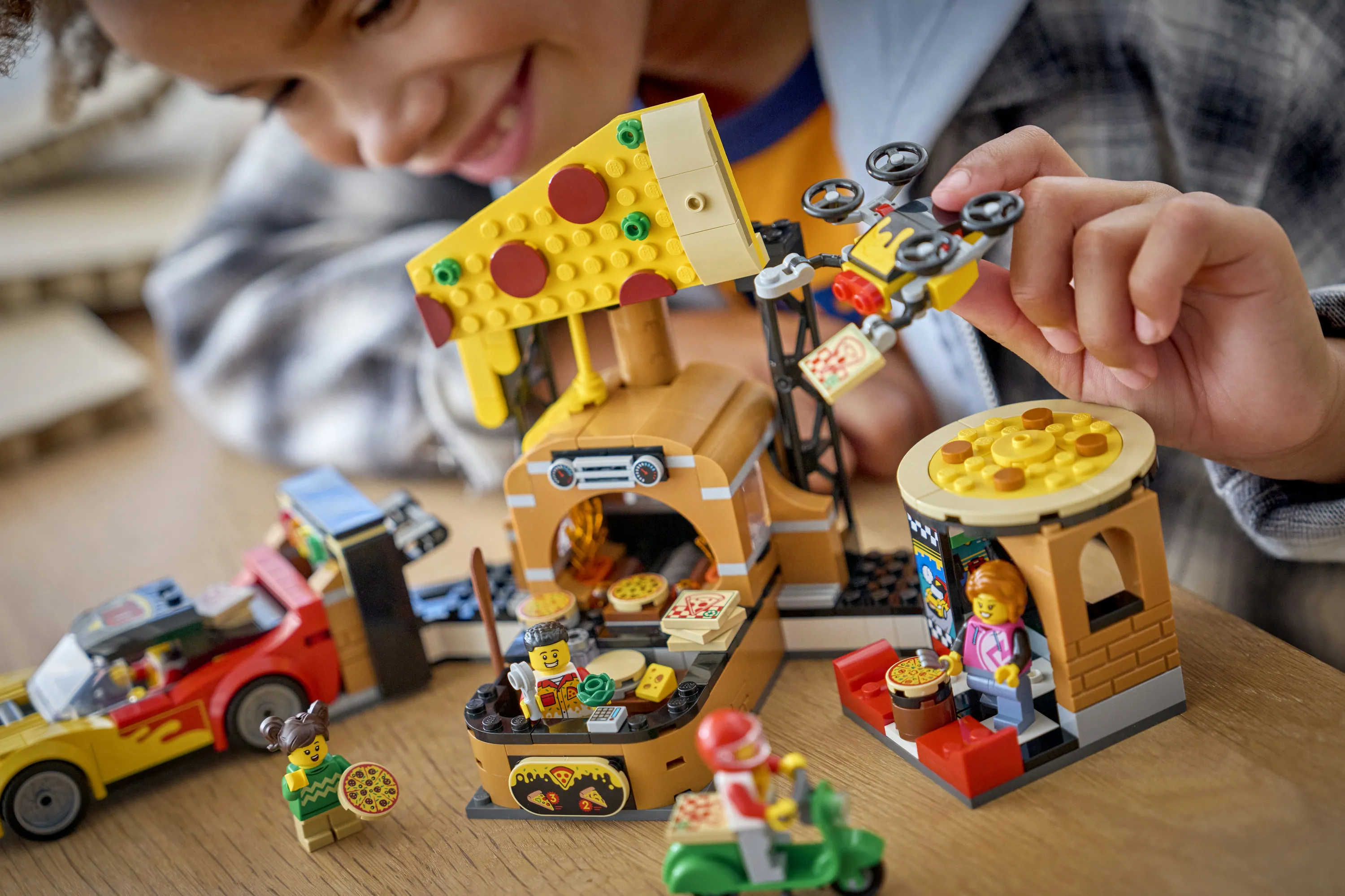 LEGO City Pizza Delivery with Vehicles 60496