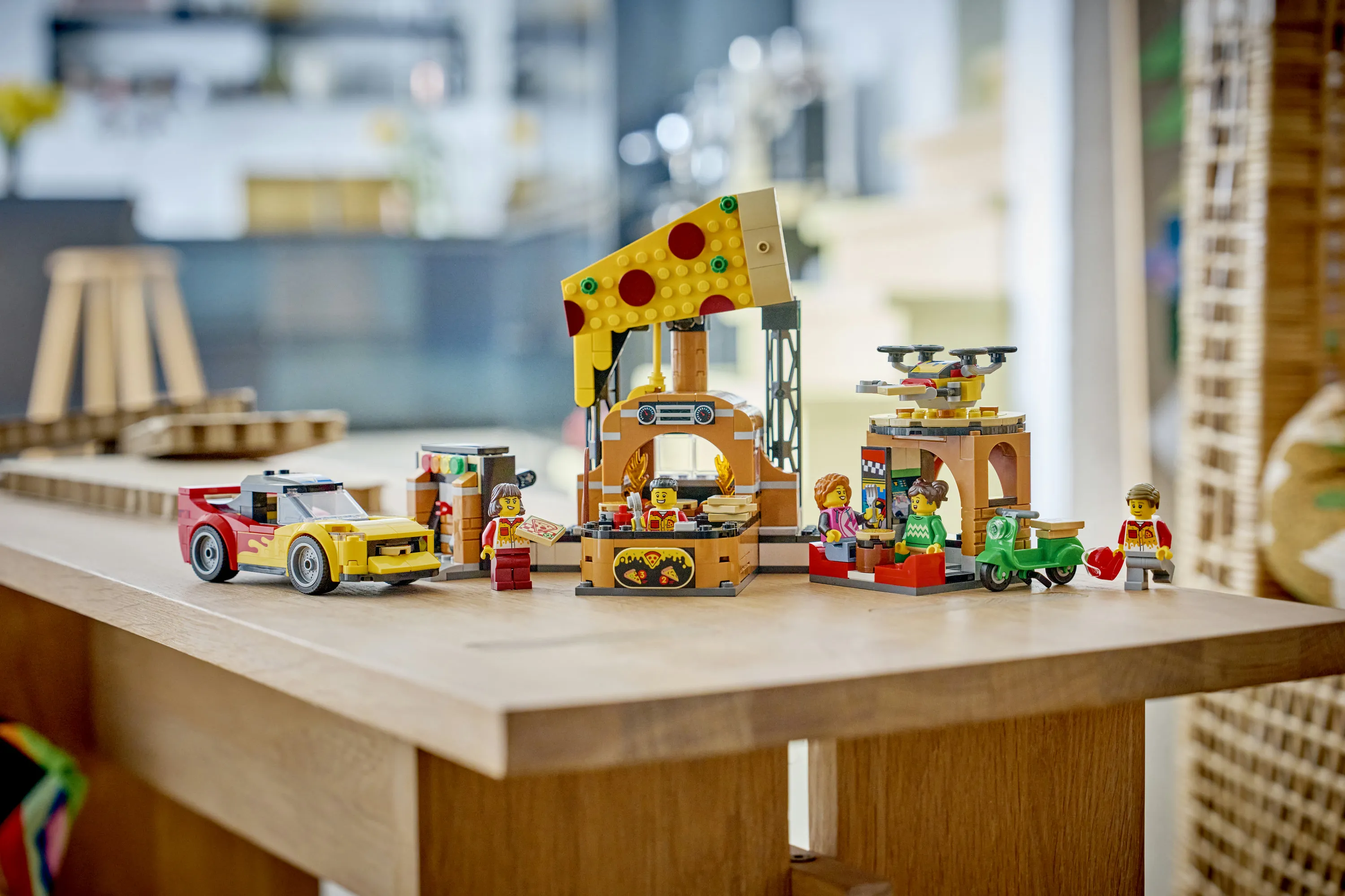 LEGO City Pizza Delivery with Vehicles 60496